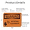 Signmission Rotating Equipment OSHA Warning Sign, Plastic, 10in W x 7in L, 2PK OS-2PACK-WS-P-710-L-12828 - alternate 7